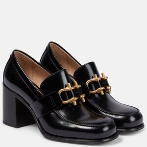 Bottega Veneta Monsieur Calfskin Leather Bit Pumps